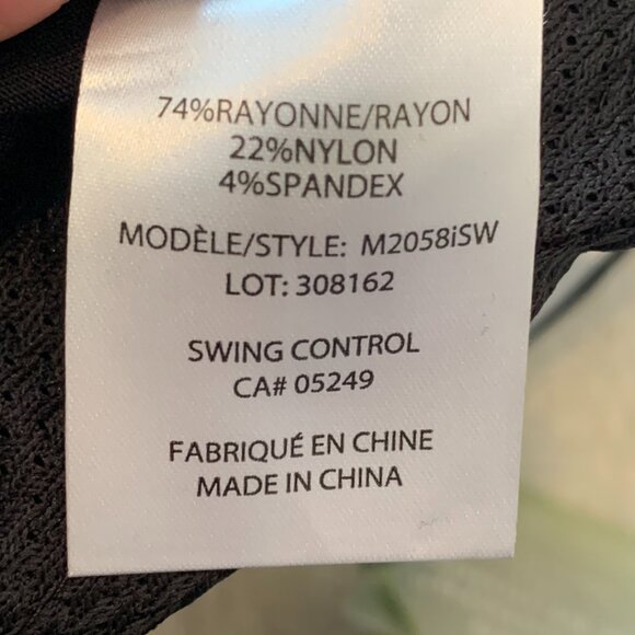 NWT Swing Control Golf Shorts Black Womens Sz 4 Masters of Tummy Control NEW - Picture 7 of 10